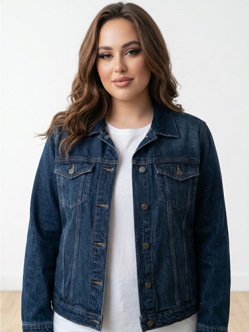 We The Free Deep Blue Denim Jacket